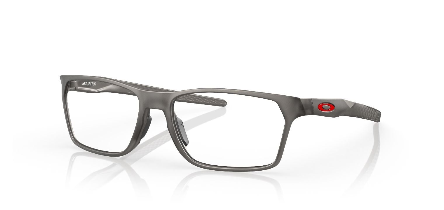 Lunettes de vue Oakley Rectangle 0OX8032 Gris pour Homme