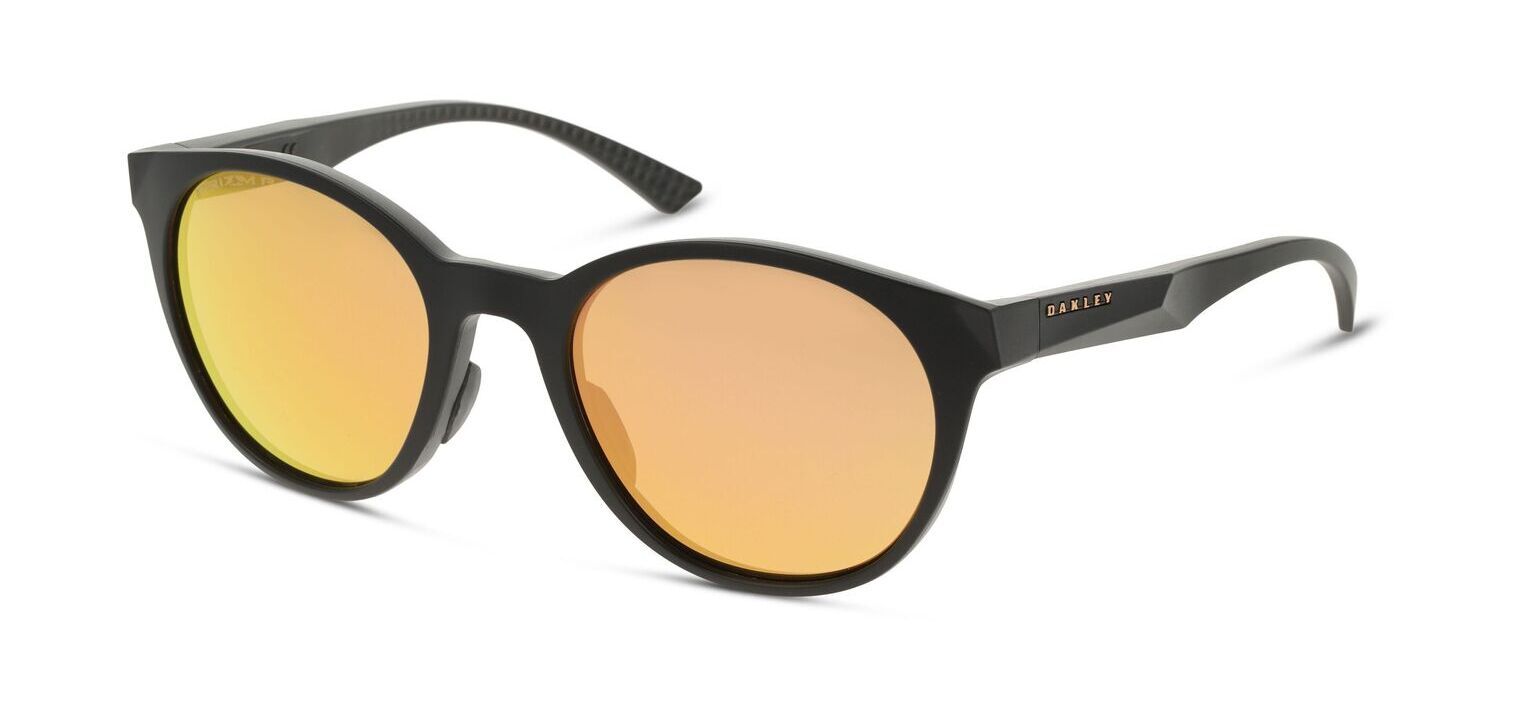 Oakley Rund Sonnenbrillen 0OO9474 Mattschwarz für Damen