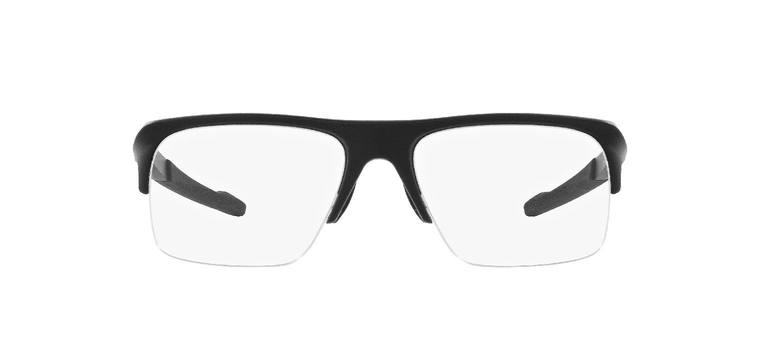 Oakley Rechteckig Brillen 0OX8061 Schwarz für Herr