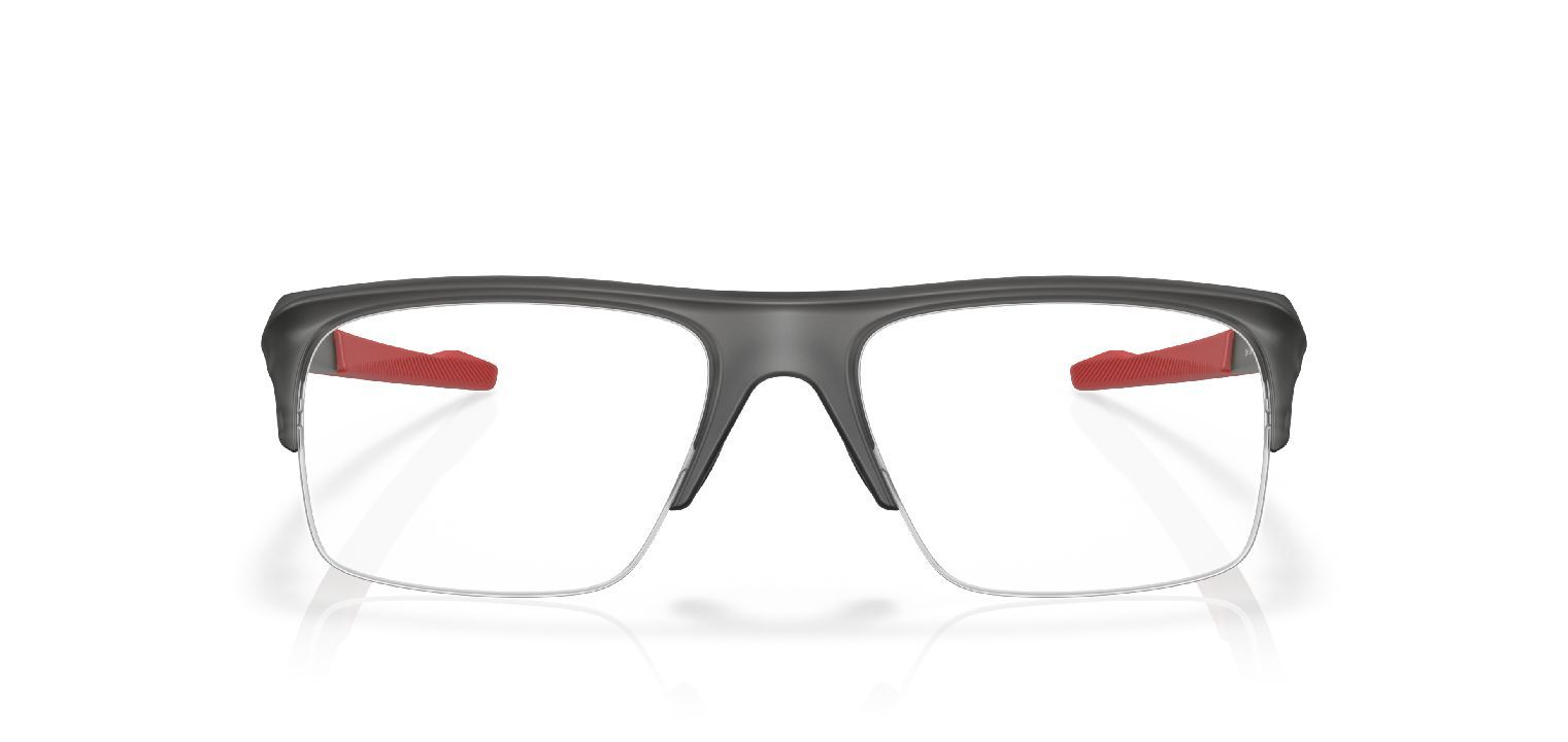 Oakley Rechteckig Brillen 0OX8061 Grau für Herr