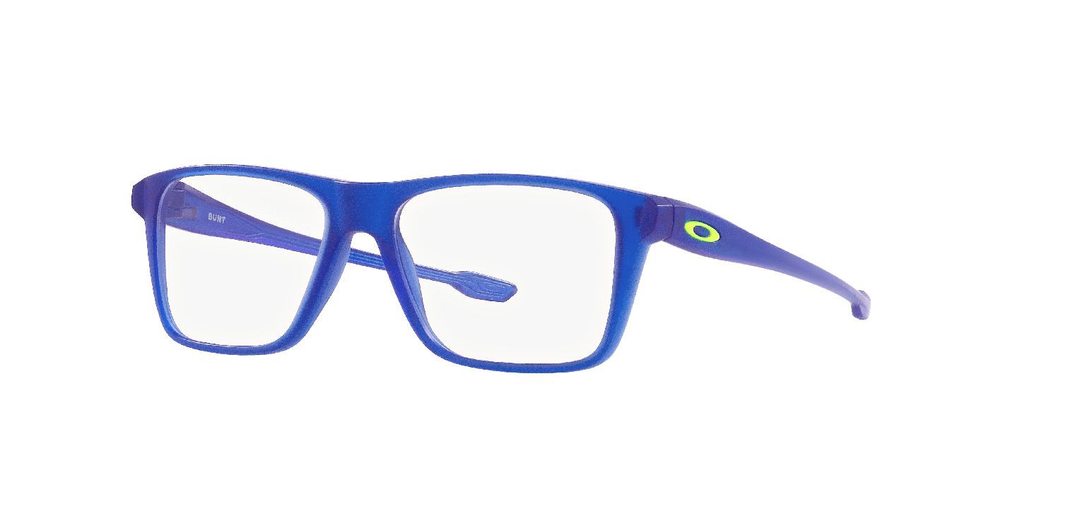 Oakley Rechteckig Brillen 0OY8026 Blau für Kind