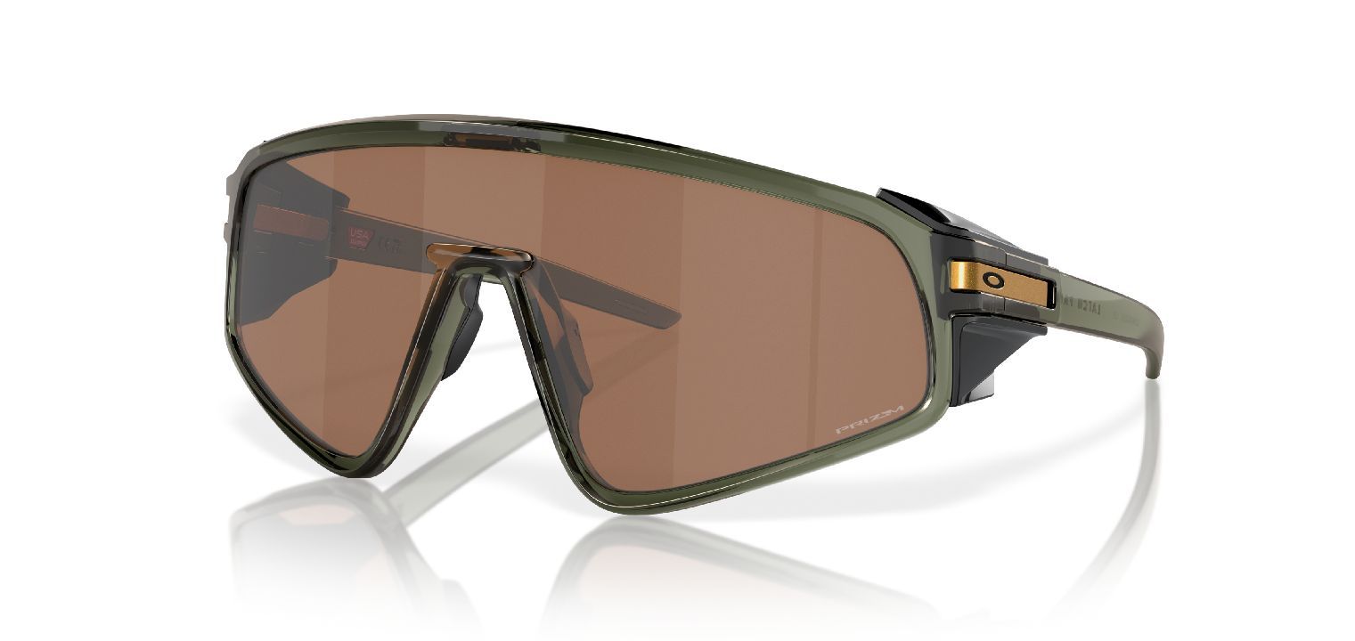 Oakley Rechteckig Sonnenbrillen 0OO9404 Grün für Damen/Herren