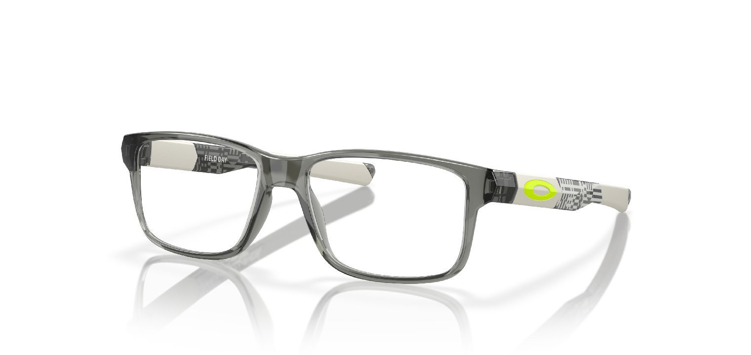 Oakley Quadratisch Brillen 0OY8007 Grau für Kinder