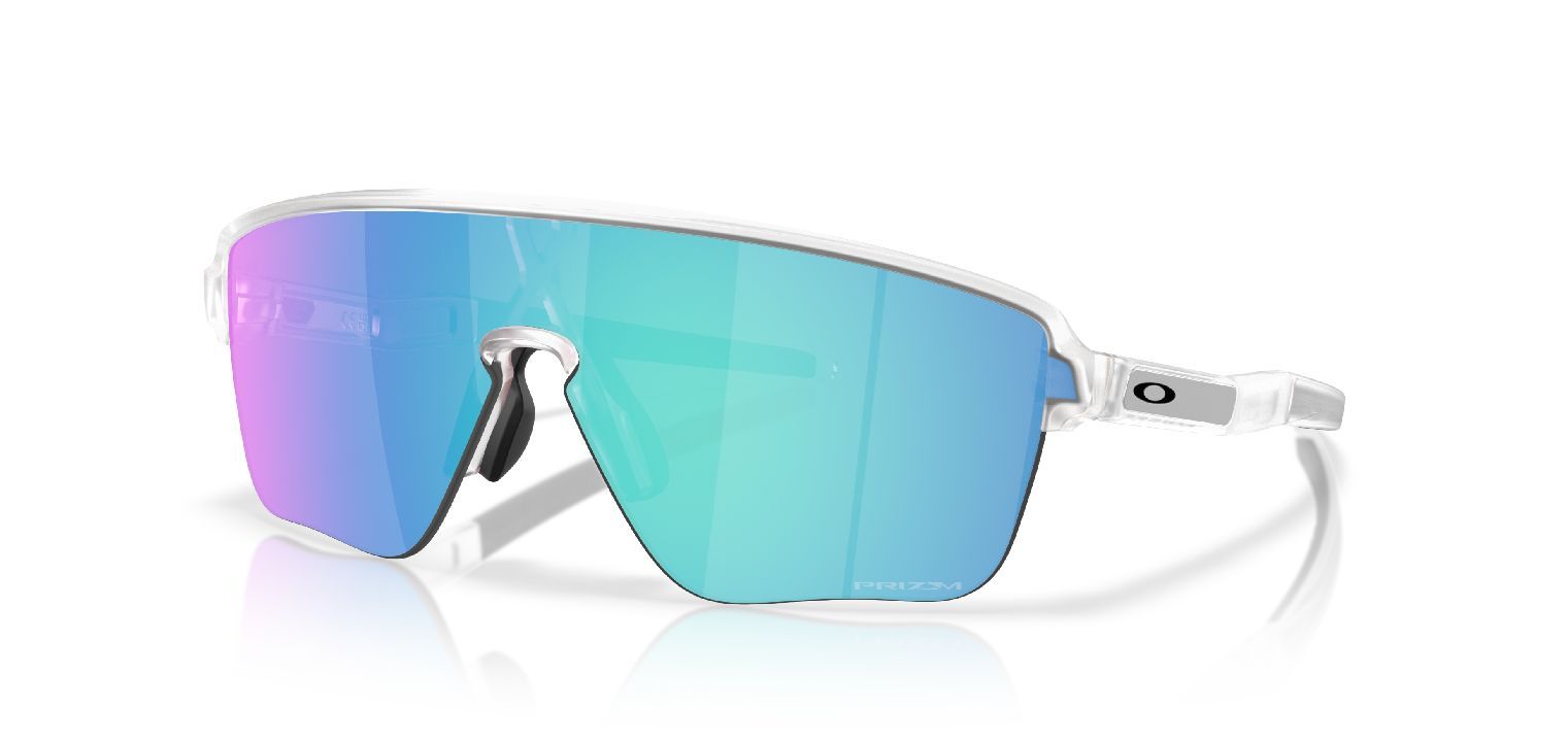 Lunettes de soleil Oakley Rectangle 0OO9415 Transparent pour Homme