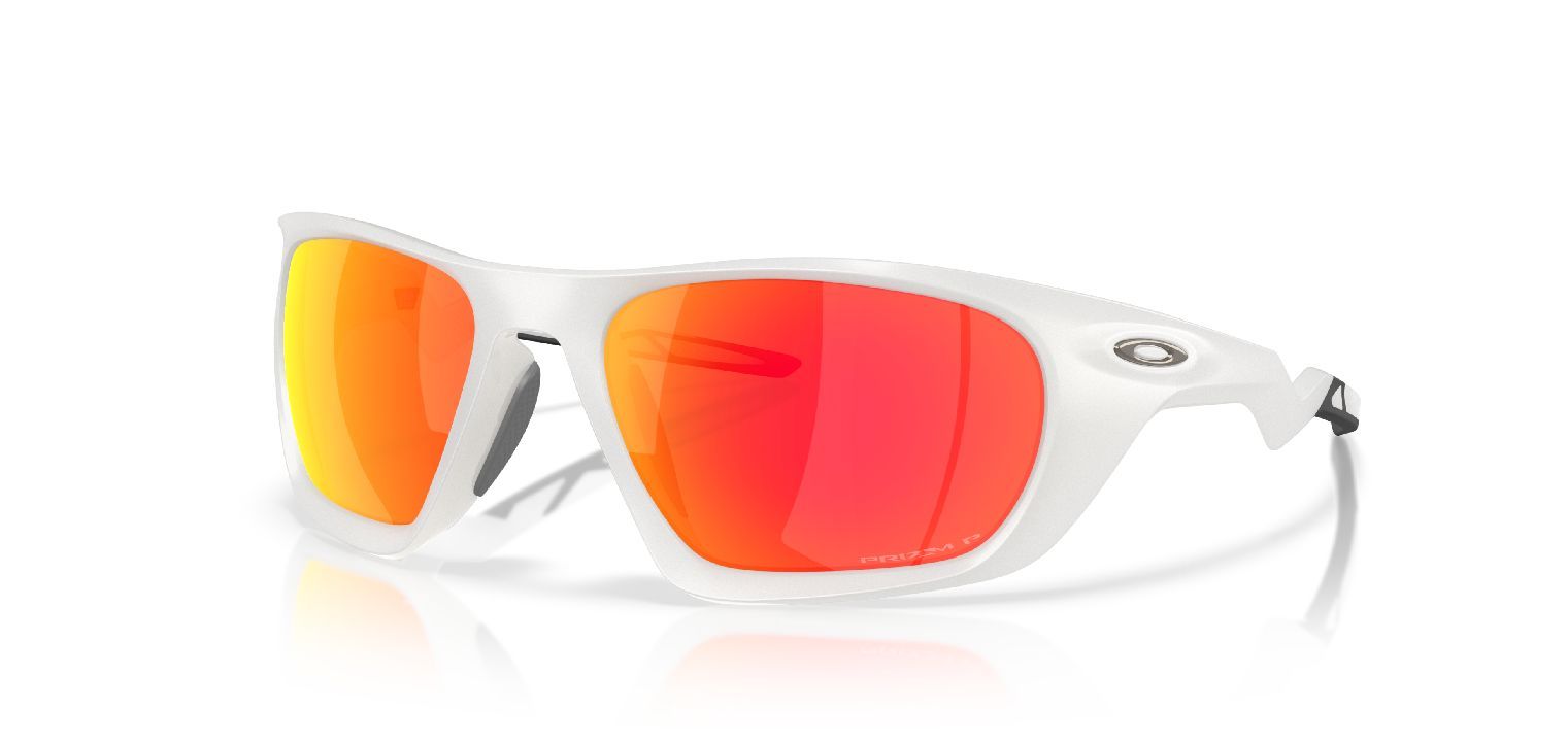 Lunettes de soleil Oakley Rectangle 0OO9431 Transparent pour Homme