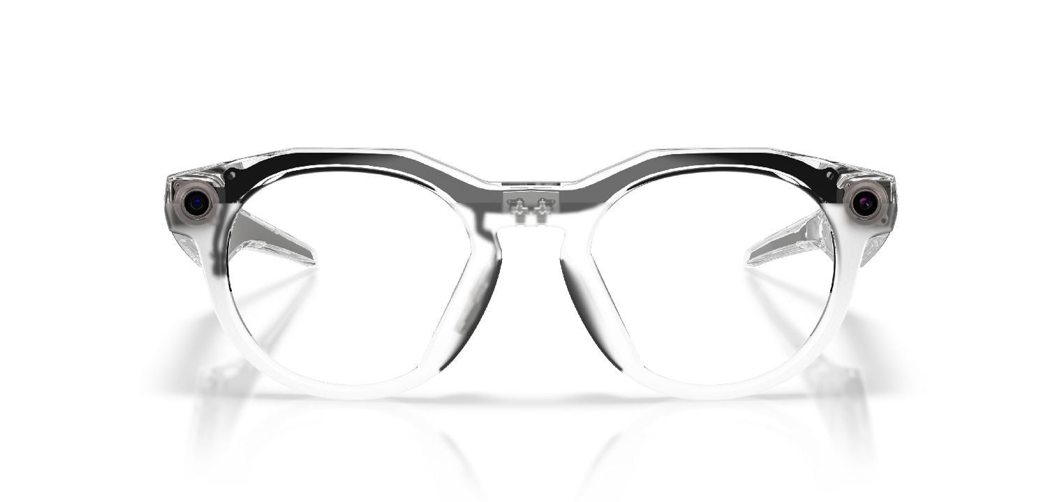 Oakley Meta Rund Sonnenbrillen 0OW8002 Transparent für Damen/Herren