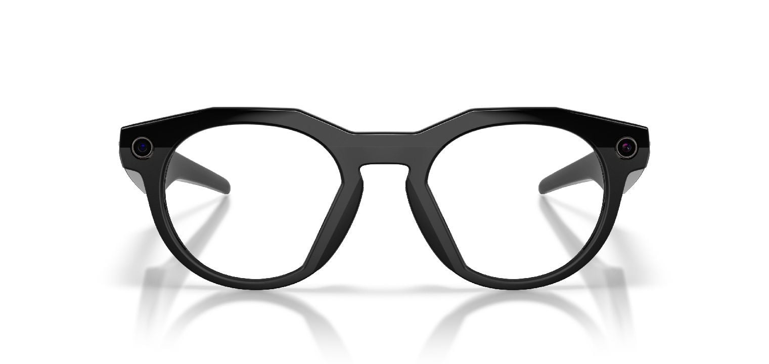 Oakley Meta Rund Sonnenbrillen 0OW8002 / HSTN Schwarz für Damen/Herren