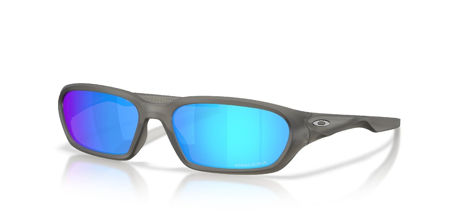 Lunettes de soleil Oakley Rectangle 0OO9530 Gris pour Homme-Femme