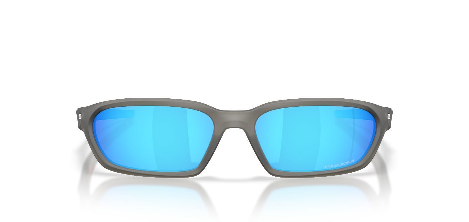 Lunettes de soleil Oakley Rectangle 0OO9530 Gris pour Homme-Femme
