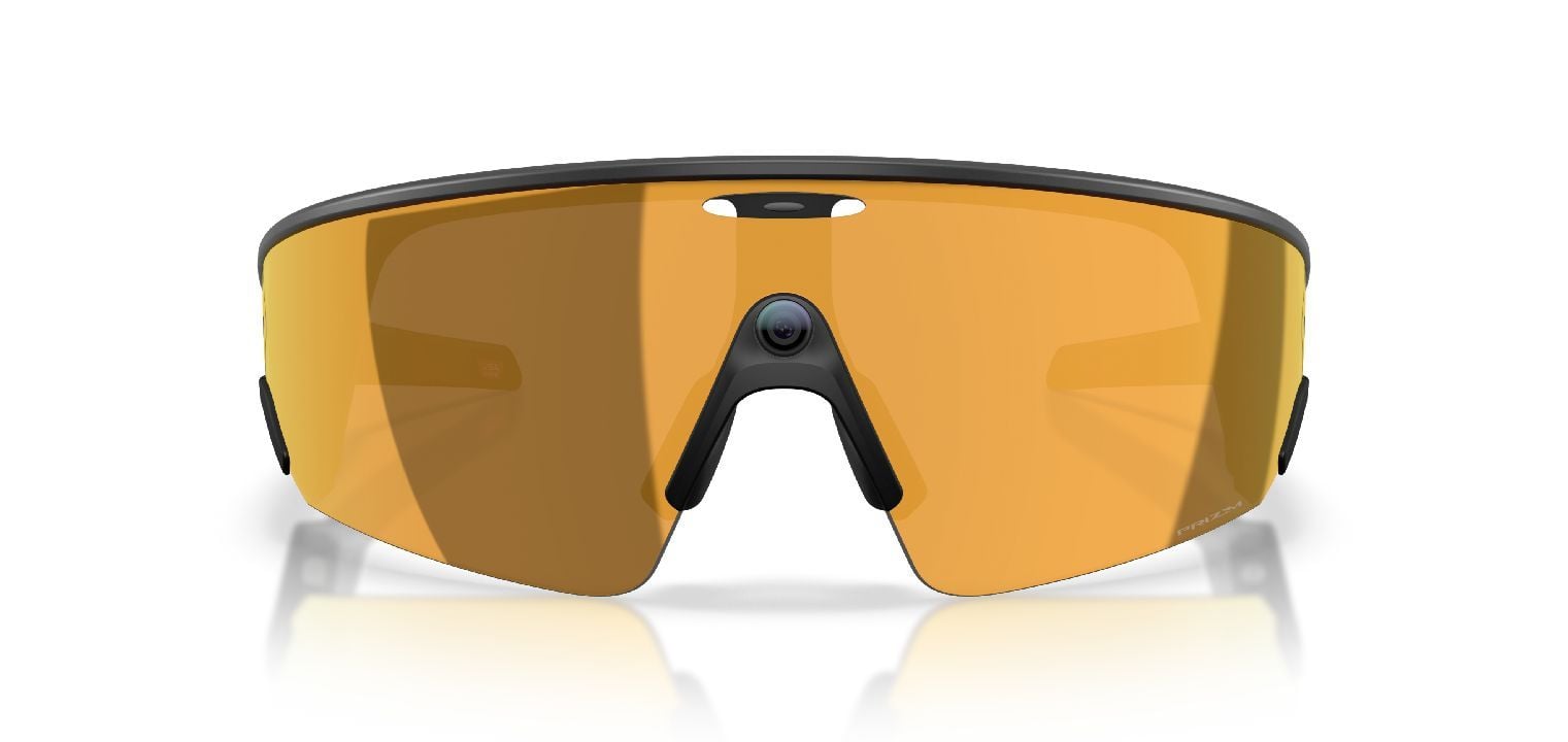Oakley Meta Rechteckig Sonnenbrillen 0OW8001 Schwarz für Damen/Herren