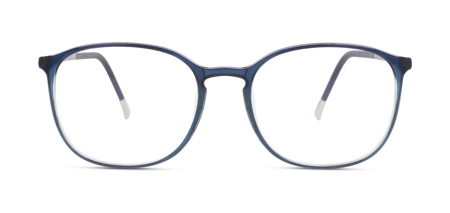Silhouette Rund Brillen 2935 Blau für Herren