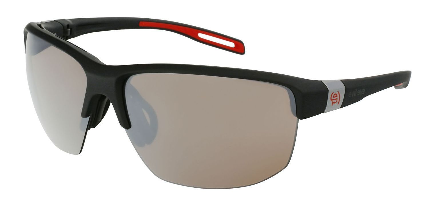 Evil Eye Sport Sonnenbrillen ELATE.T E019 75L Mattschwarz für Damen/Herren