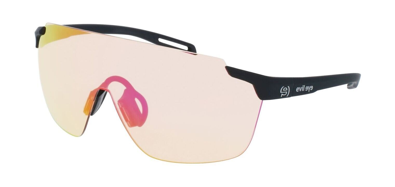 Evil Eye Rechteckig Sonnenbrillen VISTAIR X E029 Mattschwarz für Damen/Herren