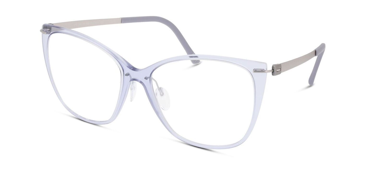 Silhouette Cat Eye Eyeglasses 1610 Blue for Woman