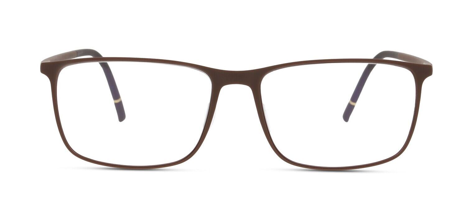 Silhouette Rechteckig Brillen 2955 Braun für Herr