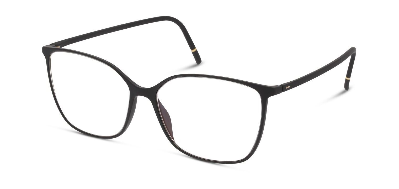 Silhouette Cat Eye Eyeglasses 1612 Black for Woman