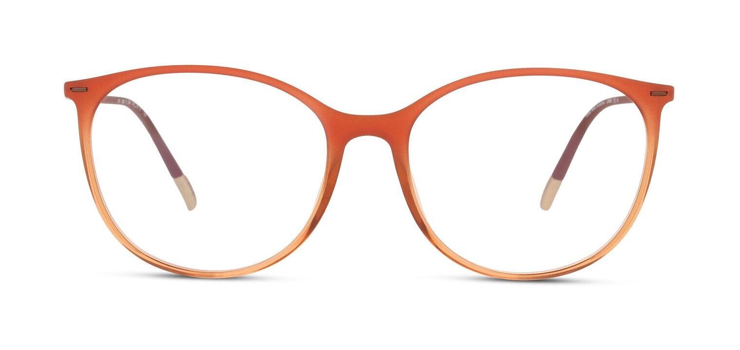 Silhouette Round Eyeglasses 1606 Orange for Woman