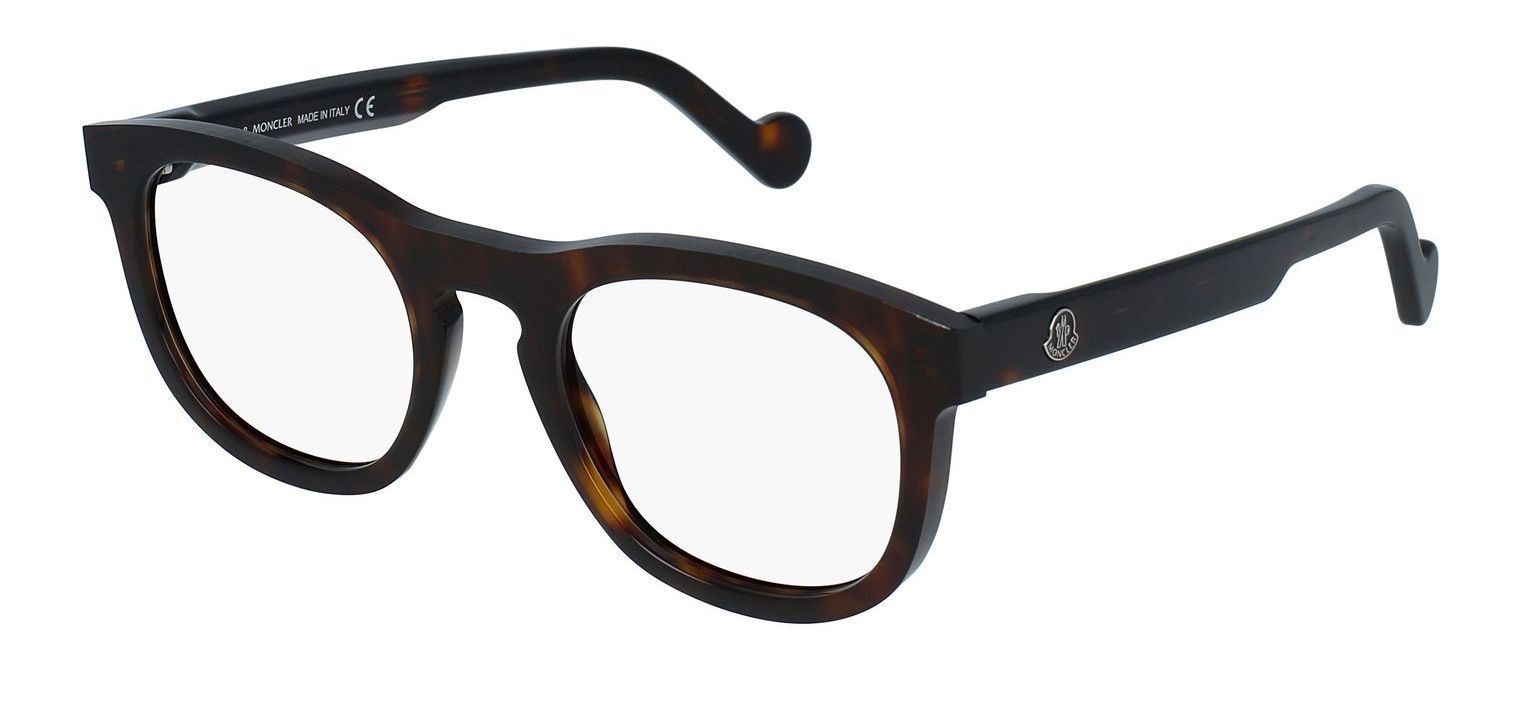 Lunettes de vue Moncler Rectangle ML5040 Ecaille pour Homme Visilab