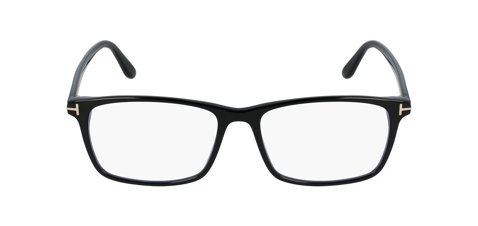 Tom Ford Rechteckig Brillen FT5584-B Schwarz für Herr