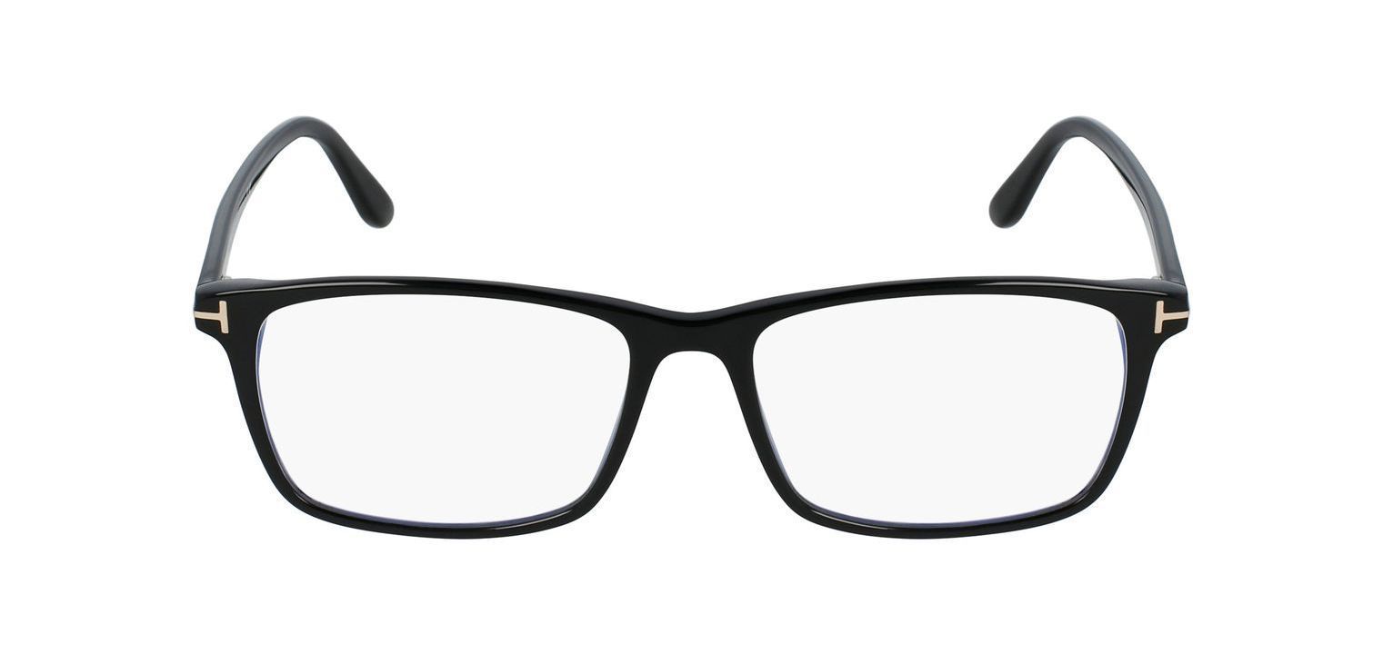 Tom Ford Rechteckig Brillen FT5584-B Schwarz für Herren