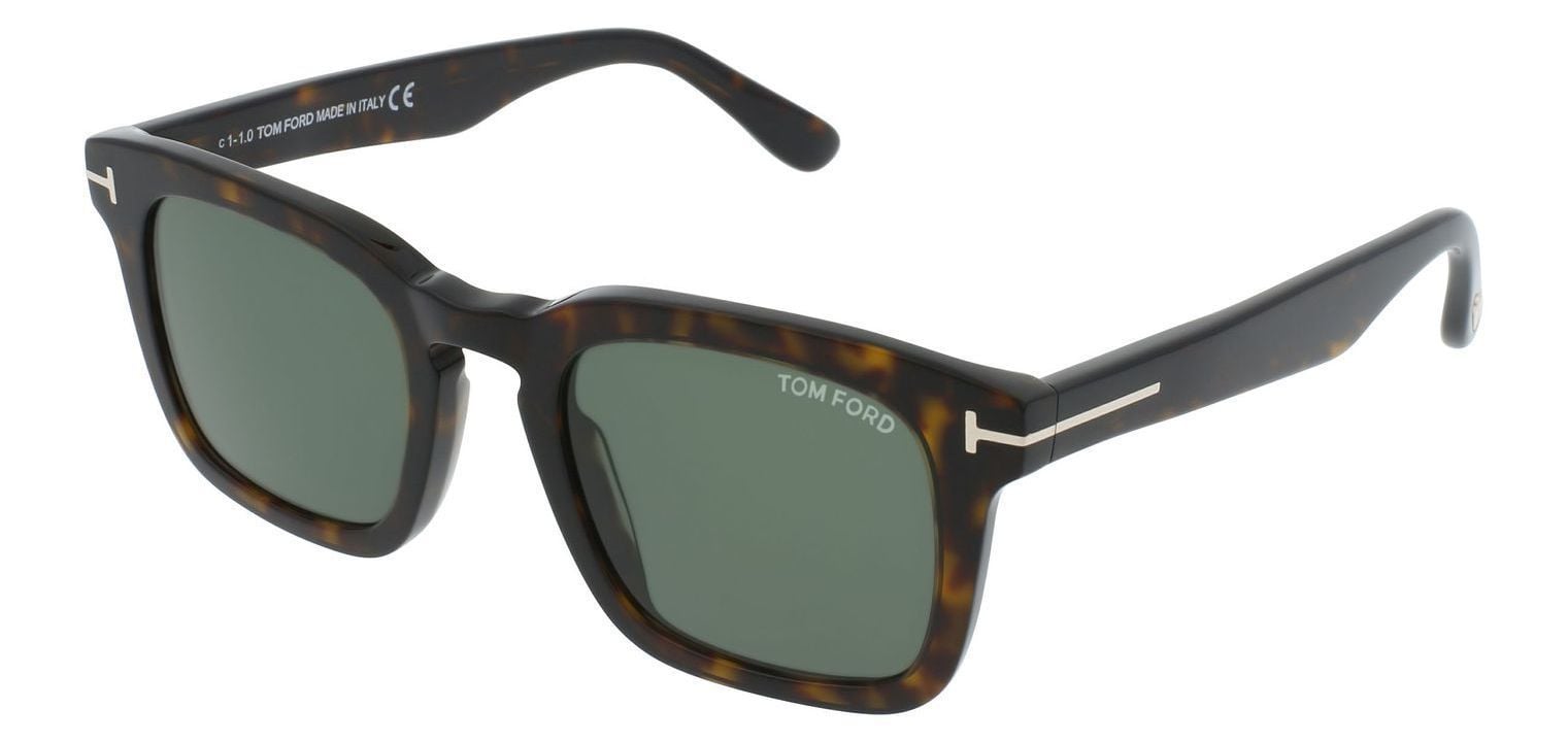 Tom Ford Rectangle Sunglasses FT0751 Tortoise shell for Man
