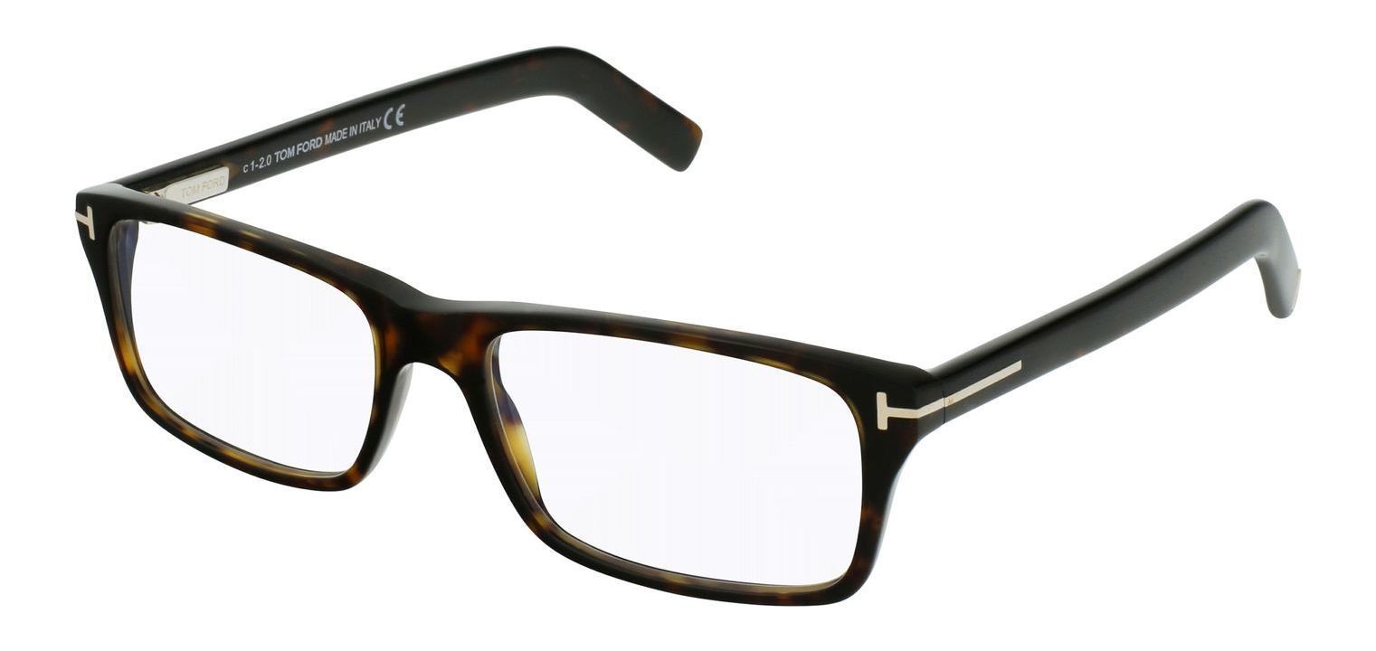 Tom Ford Rechteckig Brillen FT5663-B Havana für Herr