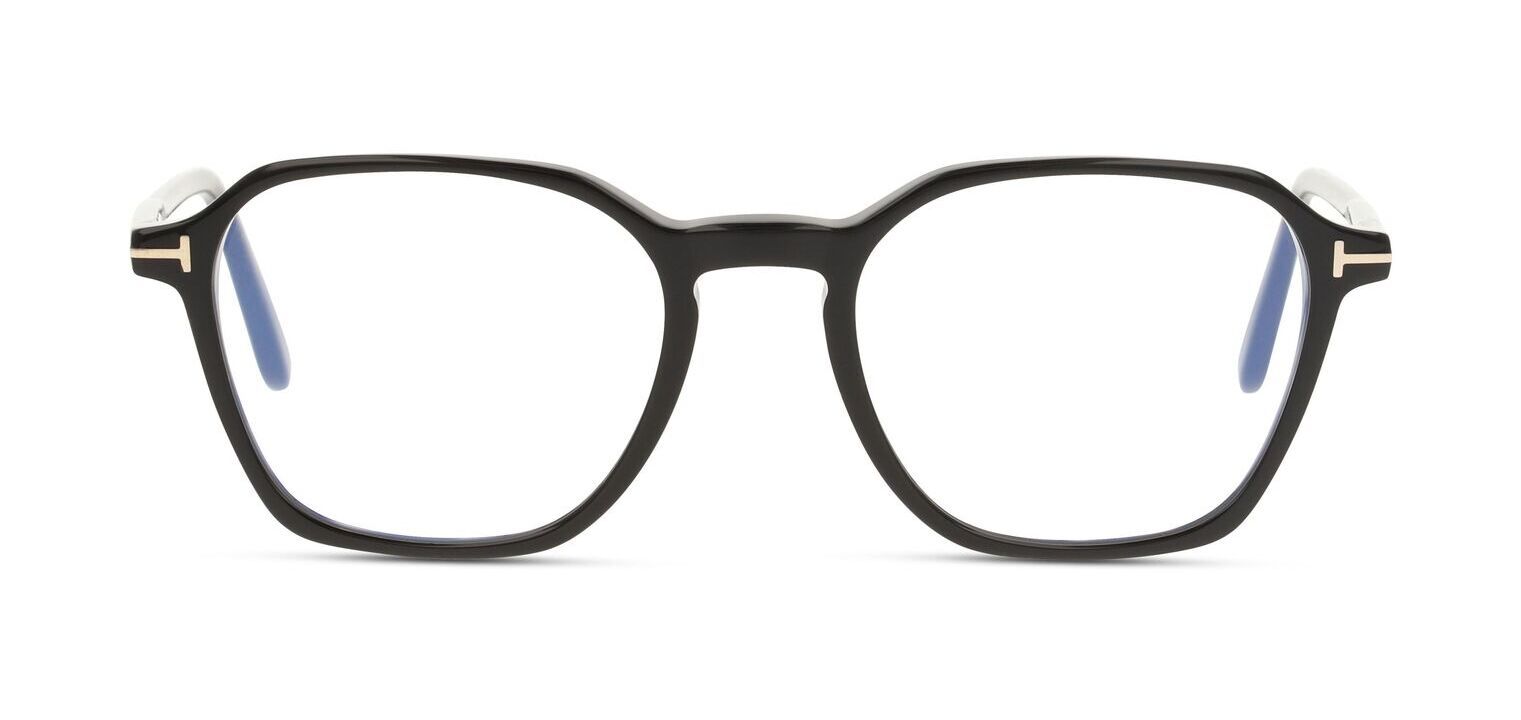 Tom Ford Rechteckig Brillen FT5804-B Schwarz für Herr