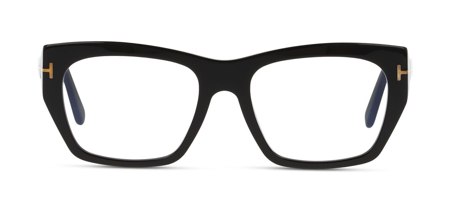 Tom Ford Rechteckig Brillen FT5846-B Schwarz für Dame