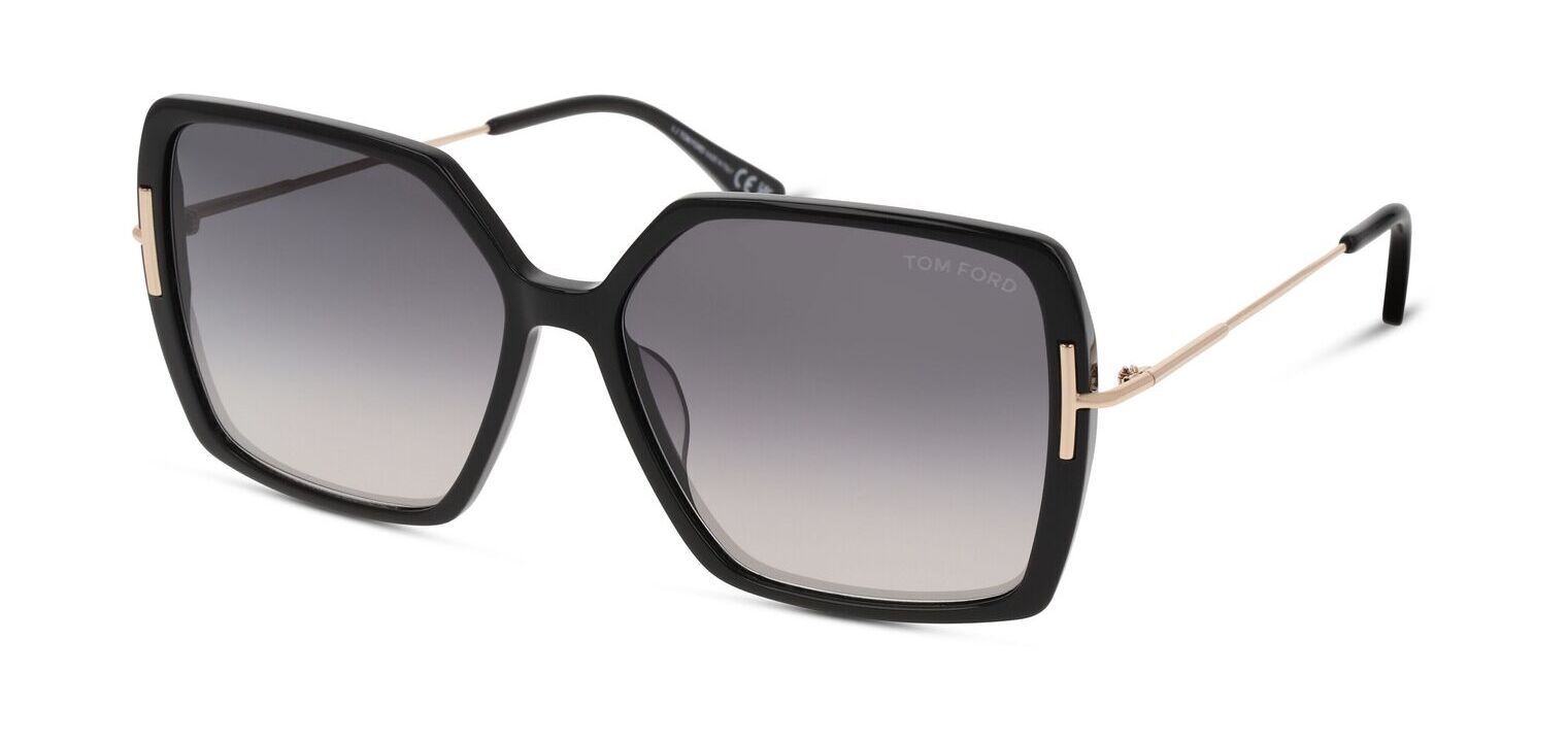 Tom Ford Rechteckig Sonnenbrillen FT1039 Schwarz für Dame