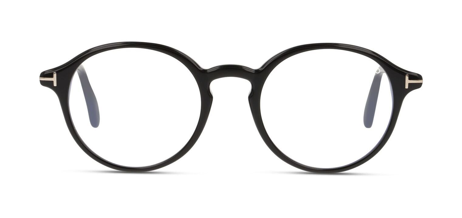 Tom Ford Round Eyeglasses FT5867-B Black for Man