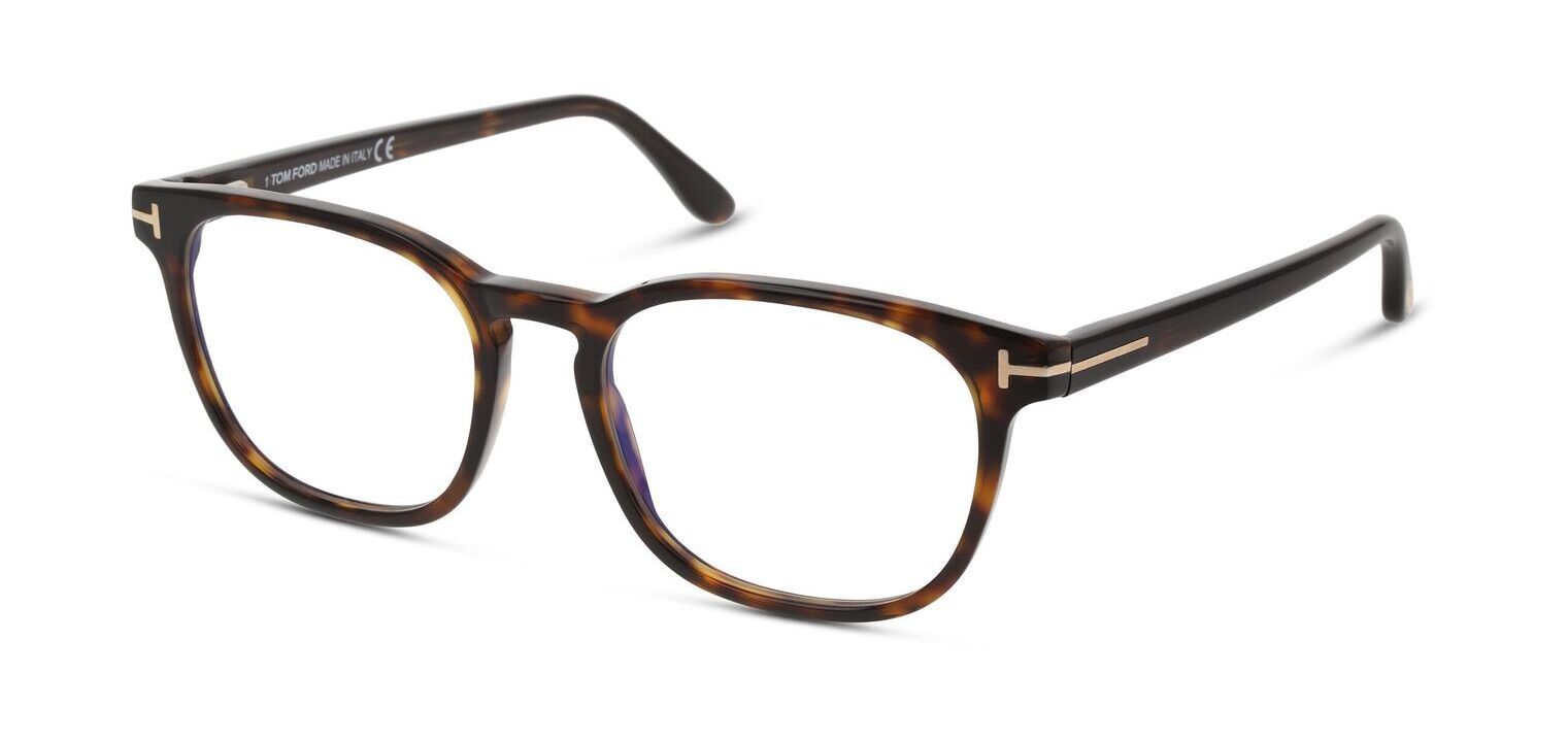 Lunettes de vue Tom Ford Rectangle FT5868-B Ecaille pour Homme