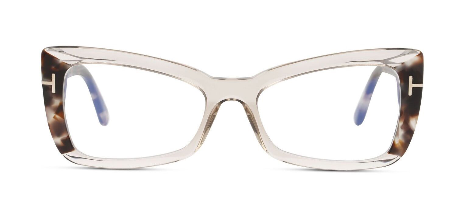 Tom Ford Schmetterling Brillen FT5879-B Beige für Dame