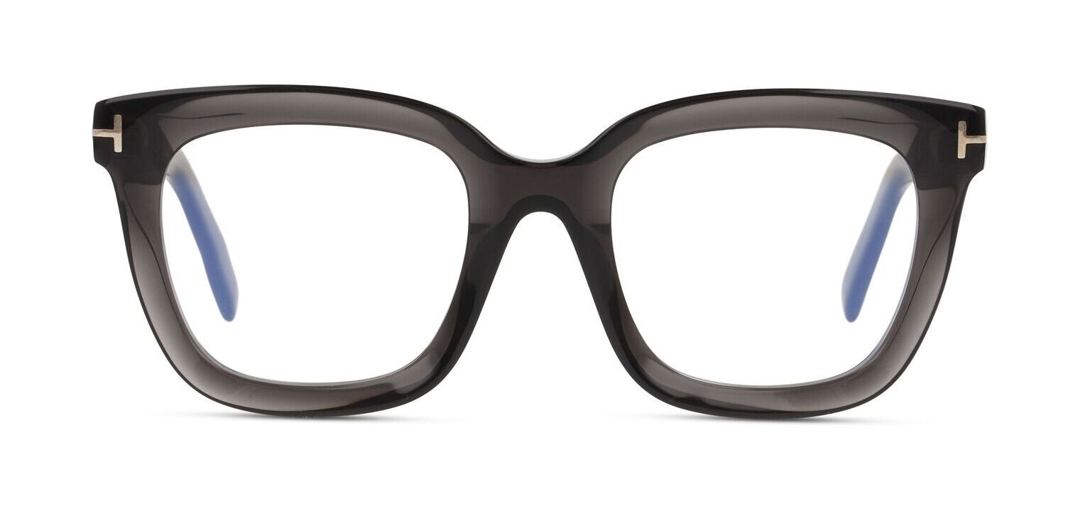 Tom Ford Rechteckig Brillen FT5880-B Grau für Dame
