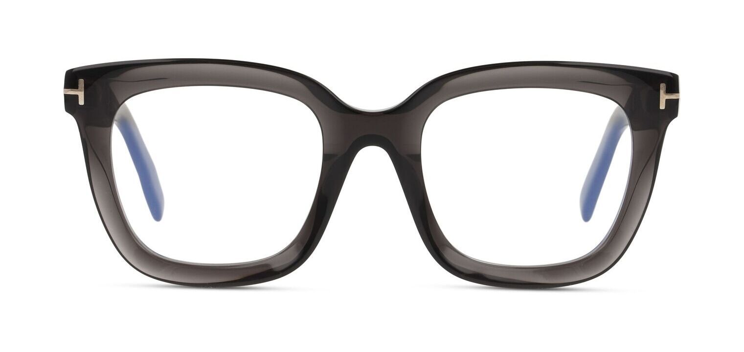 Lunettes de vue Tom Ford Rectangle FT5880-B Gris pour Femme