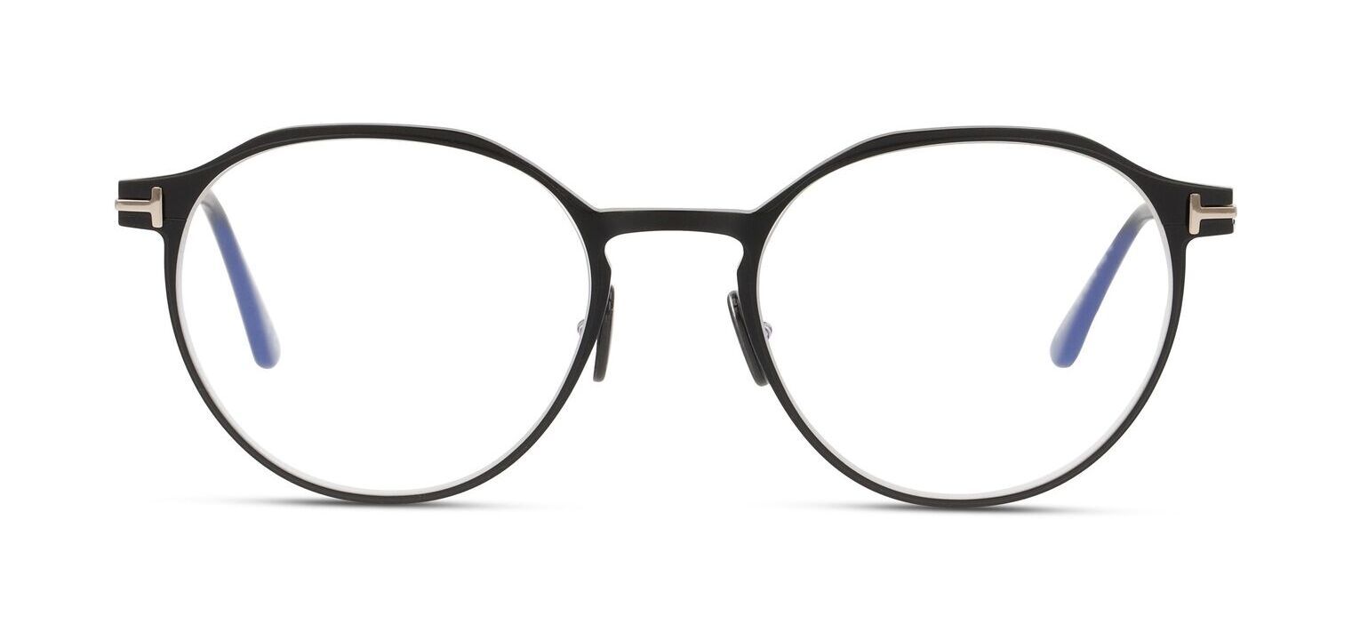 Tom Ford Round Eyeglasses FT5866-B Black for Man