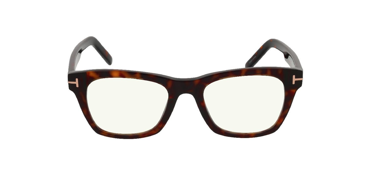 Tom Ford Rechteckig Brillen FT5886-B Schildpatt für Herren