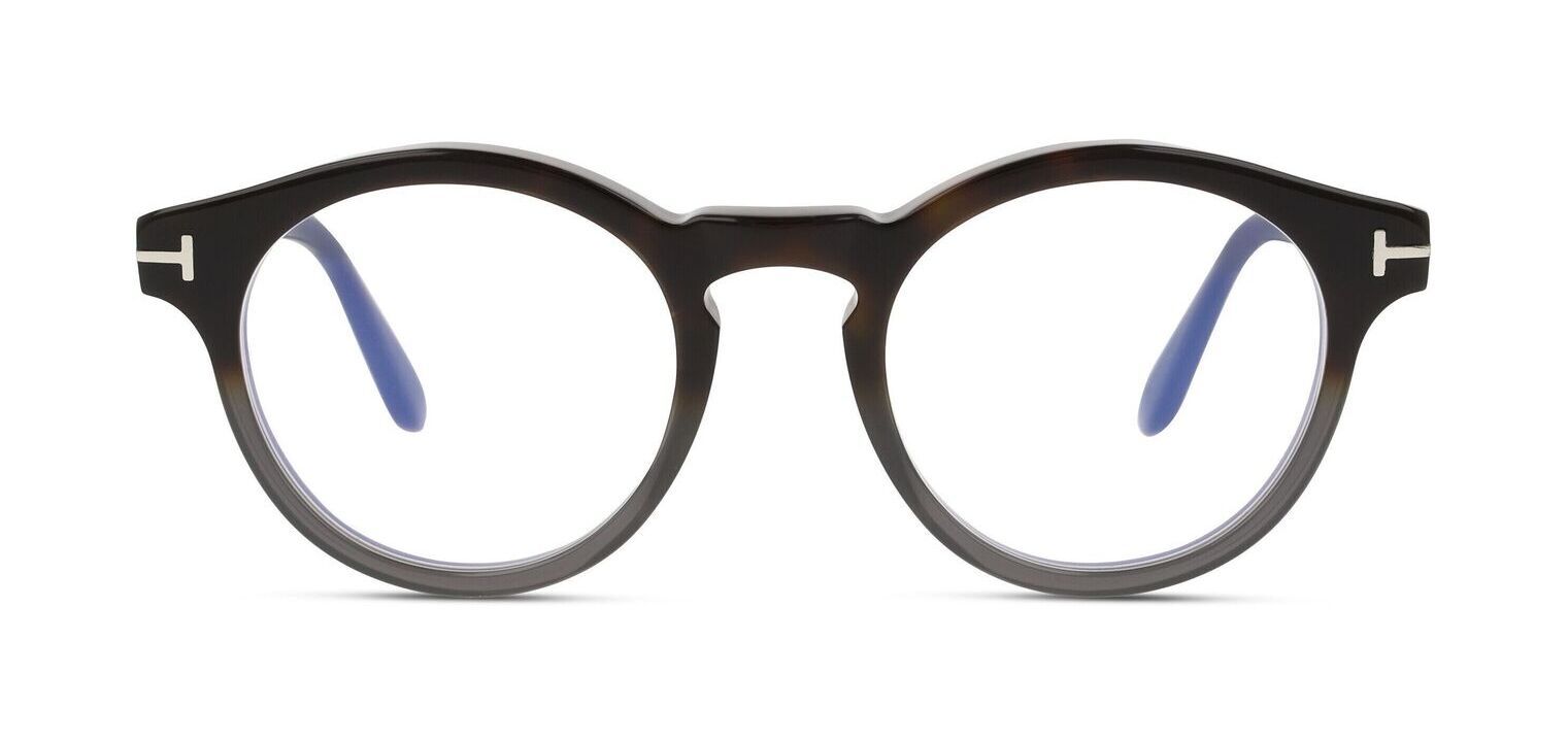 Tom Ford Rund Brillen FT5887-B Grau für Herr