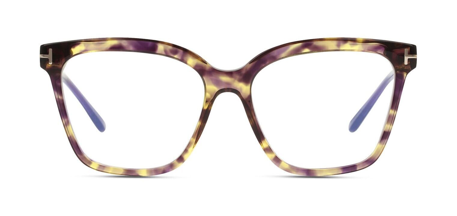 Tom Ford Quadratisch Brillen FT5892-B Schildpatt für Damen