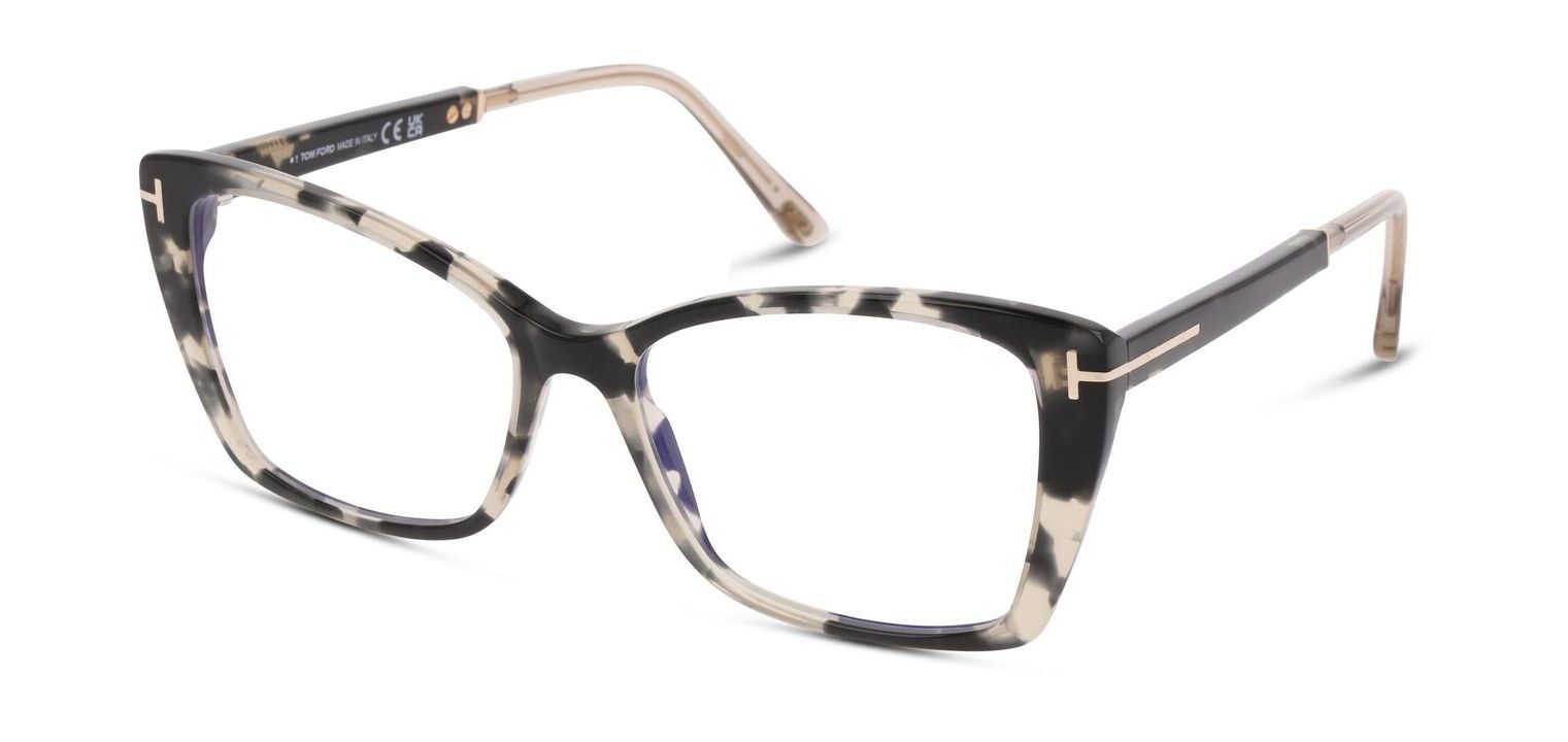 Lunettes de vue Tom Ford Papillon FT5893-B Ecaille pour Femme