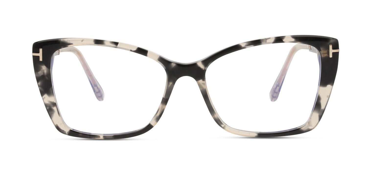 Tom Ford Schmetterling Brillen FT5893-B Schildpatt für Dame