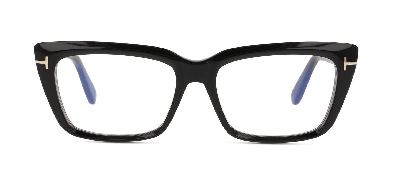 Tom Ford Rectangle Eyeglasses FT5894-B Black for Woman