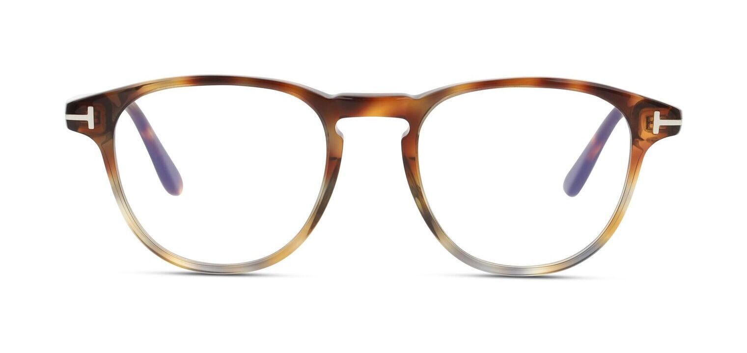 Tom Ford Round Eyeglasses FT5899-B Tortoise shell for Man