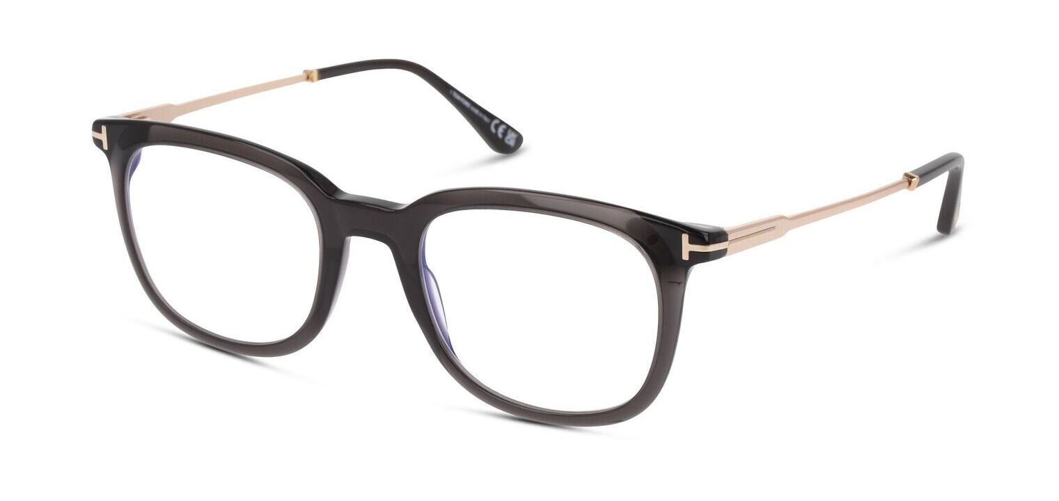 Tom Ford Rectangle Eyeglasses FT5904-B Black for Man