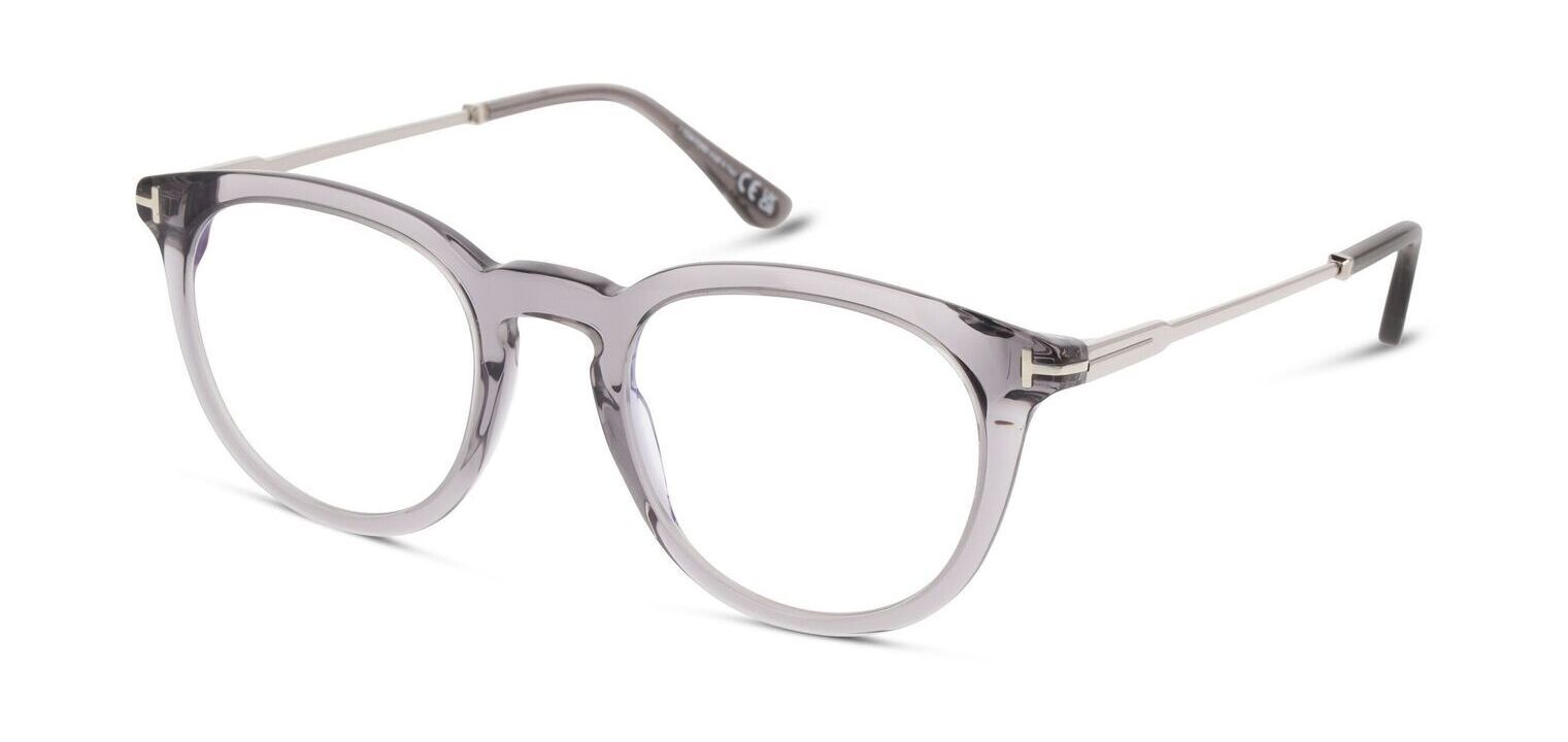 Tom Ford Round Eyeglasses FT5905-B Grey for Man