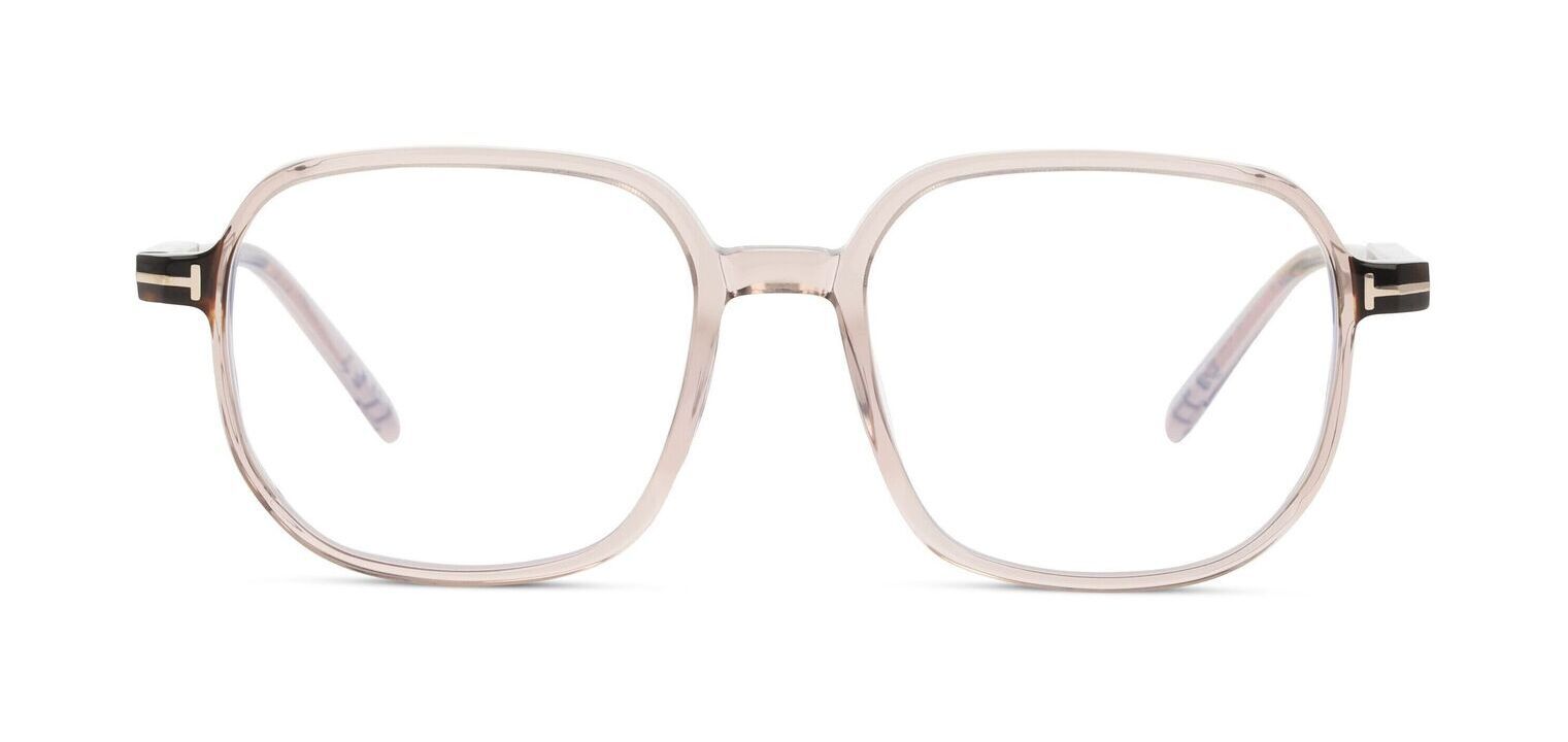 Lunettes de vue Tom Ford Carré FT5911-B Beige pour Femme