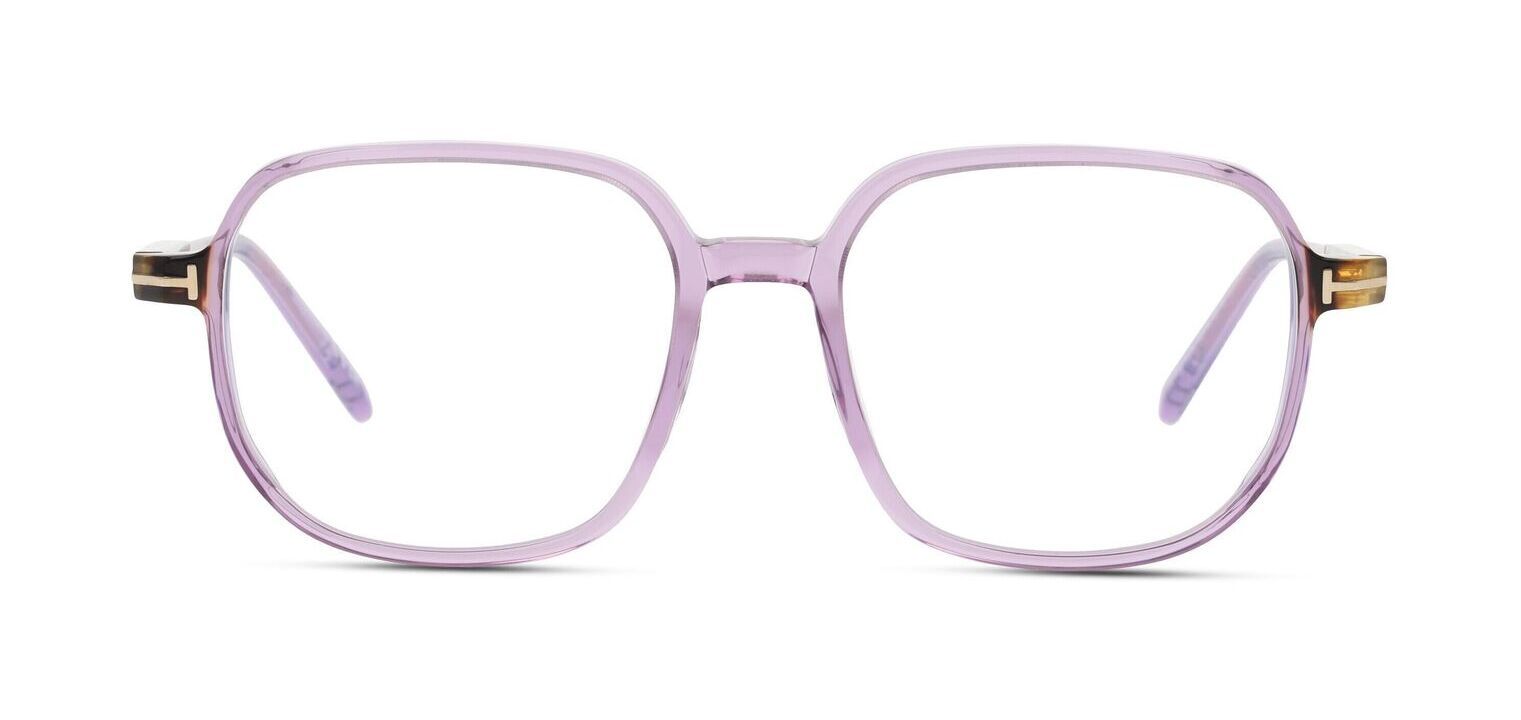 Tom Ford Quadratisch Brillen FT5911-B Violett für Dame