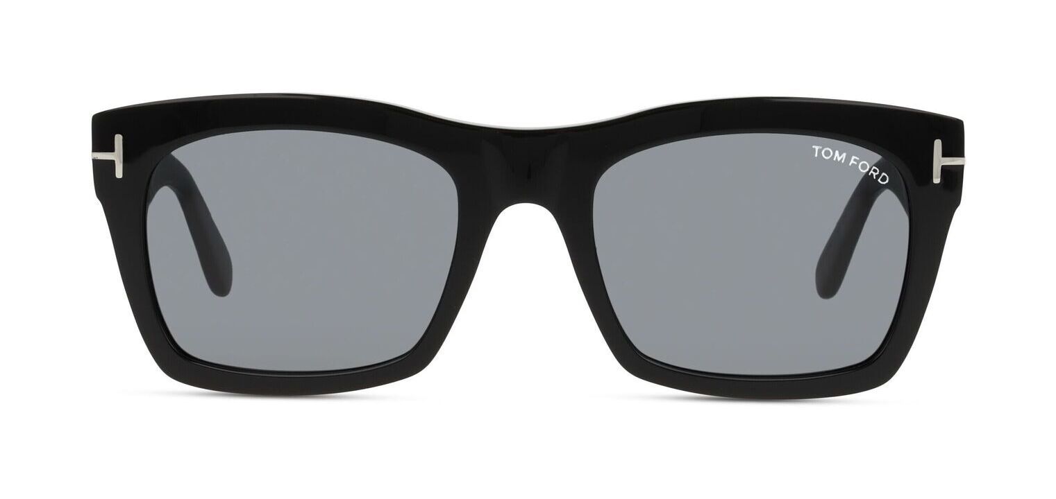 Tom Ford Rectangle Sunglasses FT1062 Black for Man