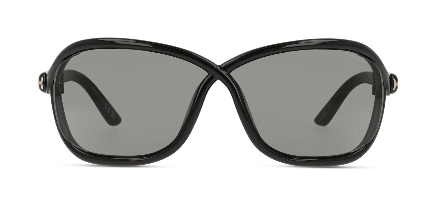 Tom Ford Schmetterling Sonnenbrillen FT1069 Schwarz für Damen/Herren