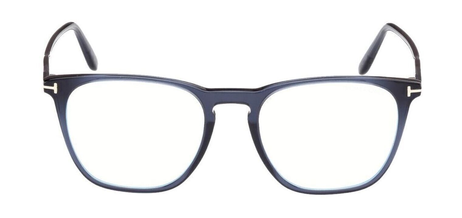 Lunettes de vue Tom Ford Ronde FT5937-B Bleu pour Homme
