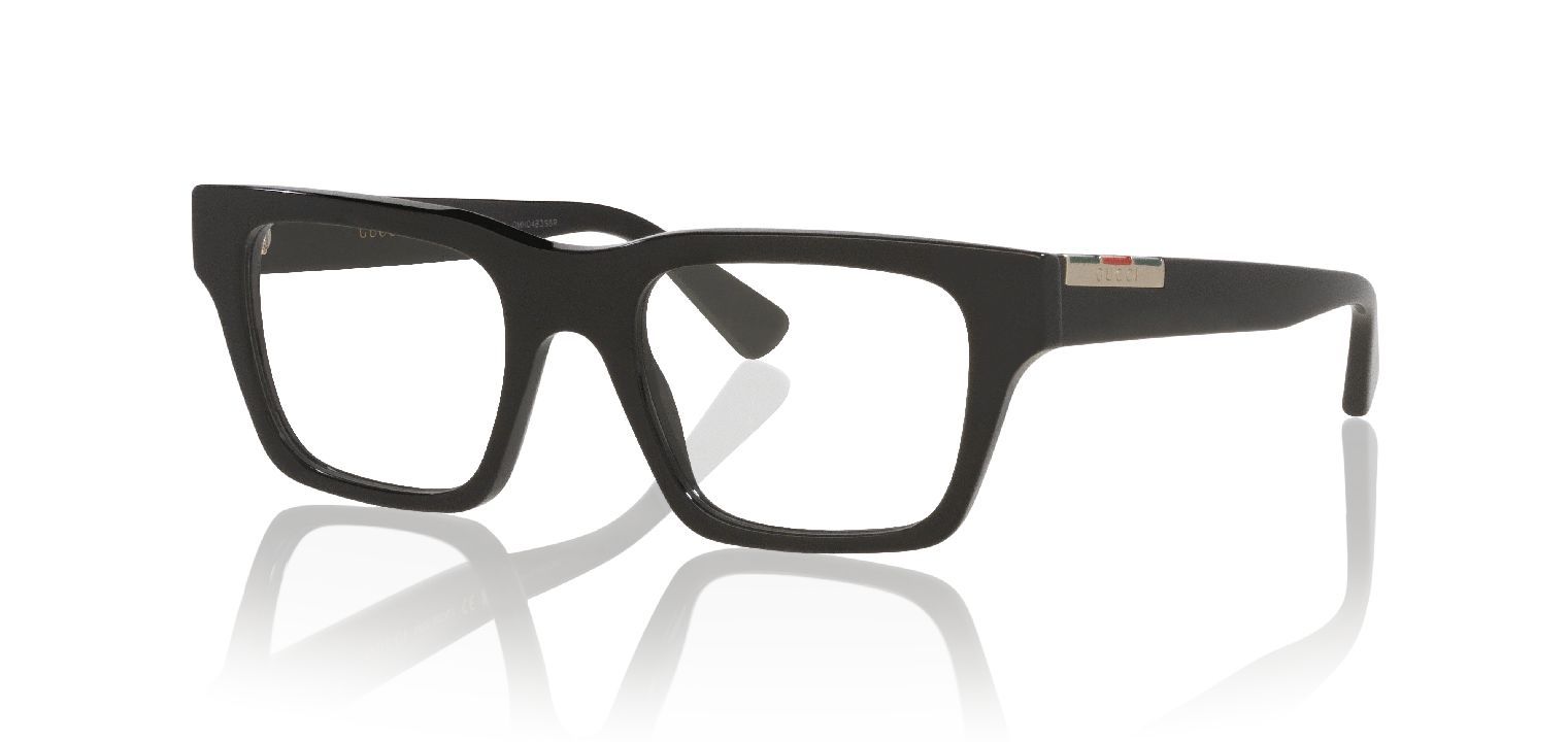 Lunettes de vue Gucci Rectangle GG1889O Noir pour Homme